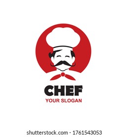 moustached chef man icon isolated on white background