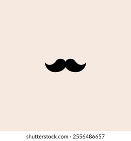 Moustaches Sticker. Black Isolated Silhouettes for Cinco de Mayo Paper Cutting Design. Mustache for barbershop or Mustache Carnival. Retro hair mustache. Hipster. flat vector design.