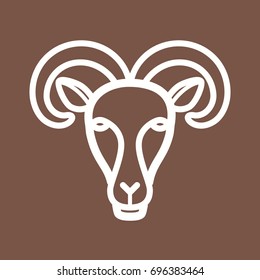 Moutain Goat Face