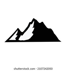 Moutain Silhouette Logo Vector Design