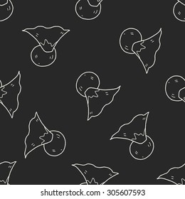 moutain sun doodle seamless pattern background