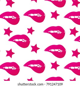 Mouth cartoon background