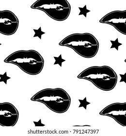 Mouth cartoon background