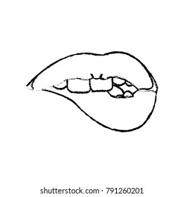 Mouth cartoon design