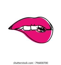 Mouth cartoon design