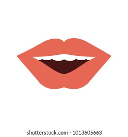 Mouth cartoon isolated