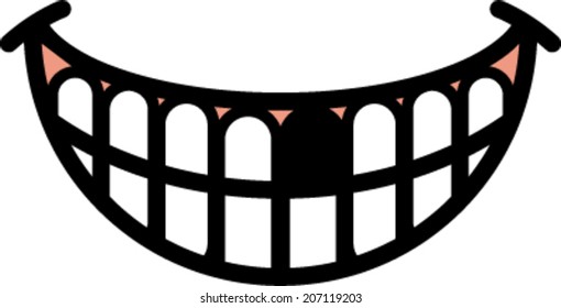 Mouth cartoon vector icon