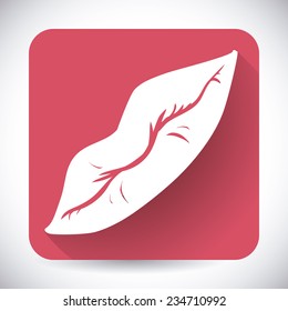 mouth design , vector illustration
