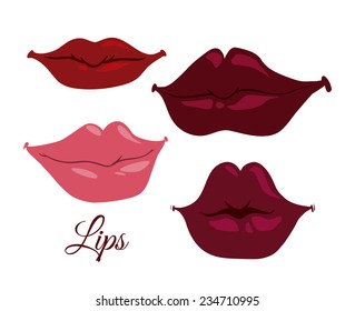 mouth design , vector illustration