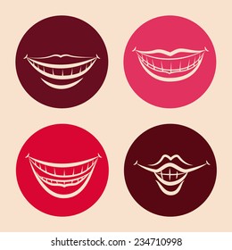 mouth design , vector illustration