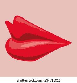 mouth design , vector illustration