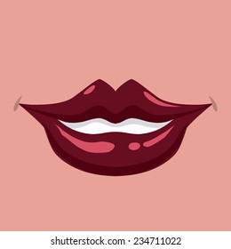 mouth design , vector illustration