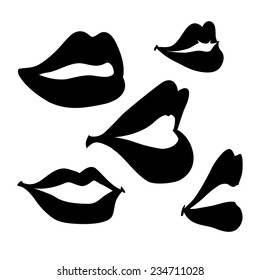 mouth design , vector illustration