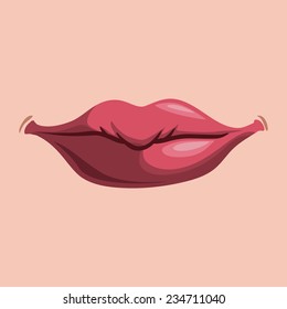 mouth design , vector illustration