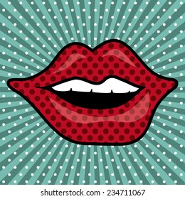 mouth design , vector illustration
