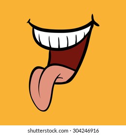 Mouth digital design, vector illustration 10 eps graphic