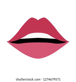Mouth emoji vector