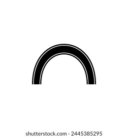 Mouth Guard flat vector icon. Simple solid symbol isolated on white background