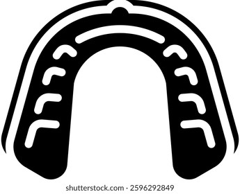 Mouth Guard Icon Element For Design