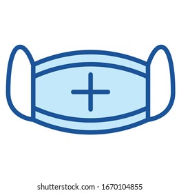 Mouth guard, Mask, Medicine Vector Icon Illustration