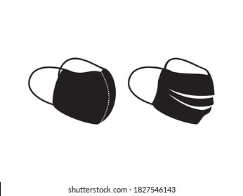 Mouth guard, Mask, Medicine Vector Icon Illustration