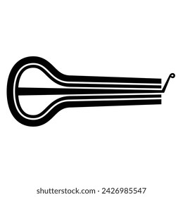 mouth harp jaw harp illustration