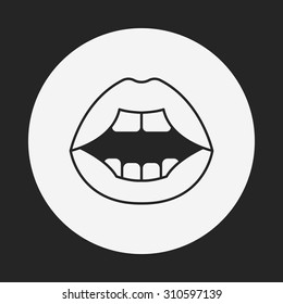 mouth icon