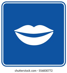 Mouth icon design,clean vector