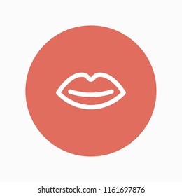 mouth icon vector