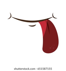 Mouth laughing cartoon