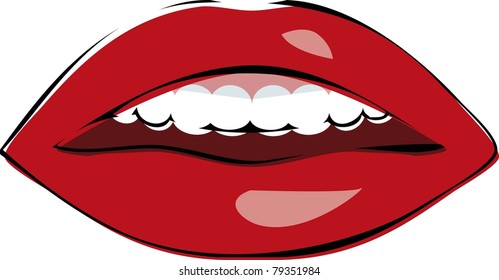 mouth line