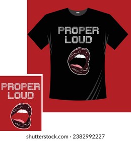 Mouth and lips logo t-shirt designs exude sensuality and bold expression. Typically showcasing a stylized pair of lips, they often feature vivid, passionate colors and sleek typography, creating a str