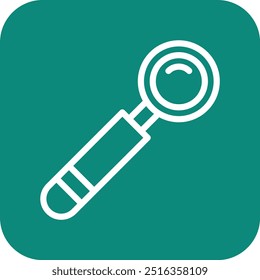 Mouth Mirror Vector Icon Design Illustration