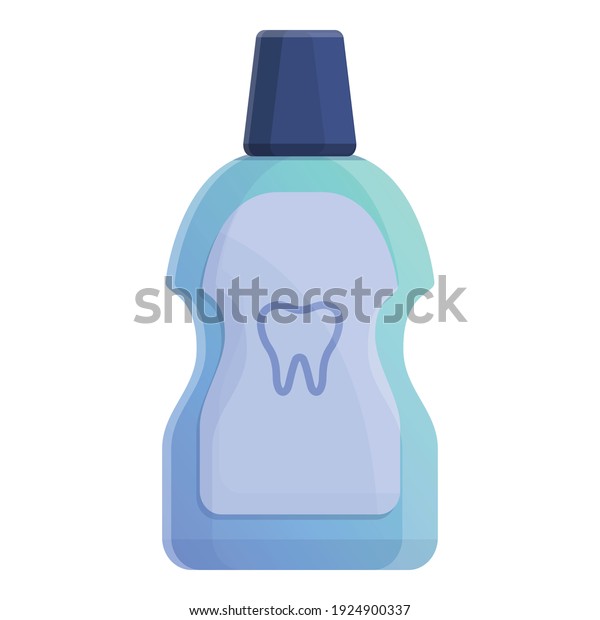 Mouth Rinse Icon Cartoon Mouth Rinse Stock Vector (Royalty Free