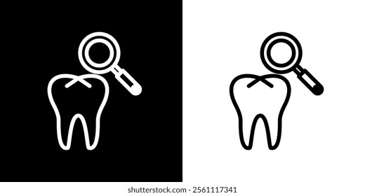 Mouth and teeth icon. Tooth. Mouth. Dentist. Black image. Germs. Toothache. Bad breath. Silhouette