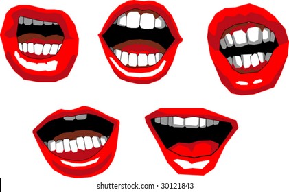 Mouth - Variations, Position of the mouth