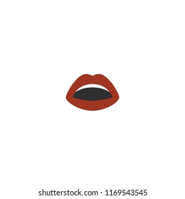 Mouth vector flat icon