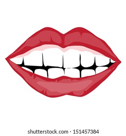 Mouth Vector Illustration Stock Vector (Royalty Free) 151457384 ...