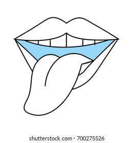 mouth vector illustration