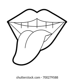 mouth vector illustration