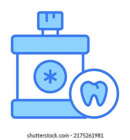 mouth wash Modern concepts design, vector illustration