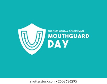 Mouthguard Day. The first Monday of September. Eps 10.