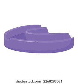 Mouthguard device icon cartoon vector. Guard teeth. Sleep storage