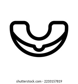 Mouthguard Icon Vector Symbol Design Illustration