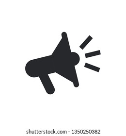 mouthpiece flat vector icon