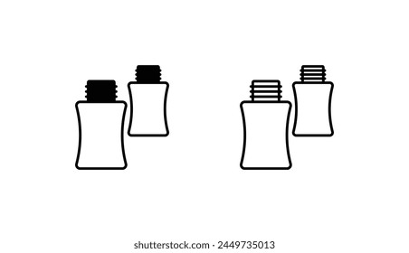 Mouthpiece icon design with white background stock illustration