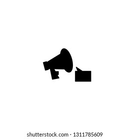 mouthpiece icon vector