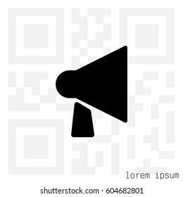 mouthpiece icon. vector illustration