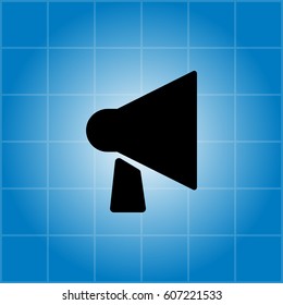 mouthpiece icon. vector illustration