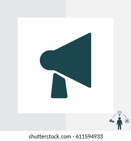 mouthpiece icon. vector illustration